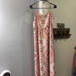 Printed maxi dress